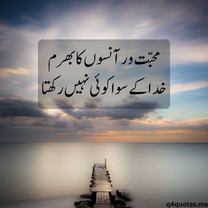 love poetry in urdu 2 lines